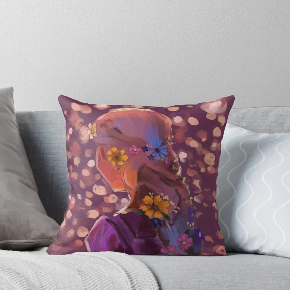 

Rapunzel Hair Throw Pillow Sofa Cushions Covers Decorative pillow case pillow