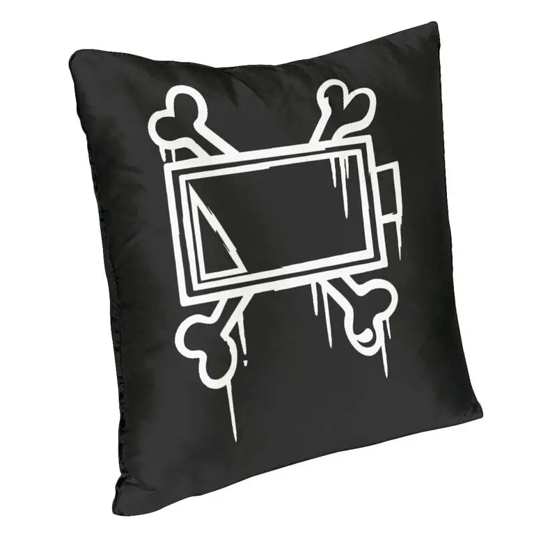 Custom Uzi Doorman Bone Battery Pillow Sofa Murder Drones Luxury Cushion Cover Soft Pillowcase