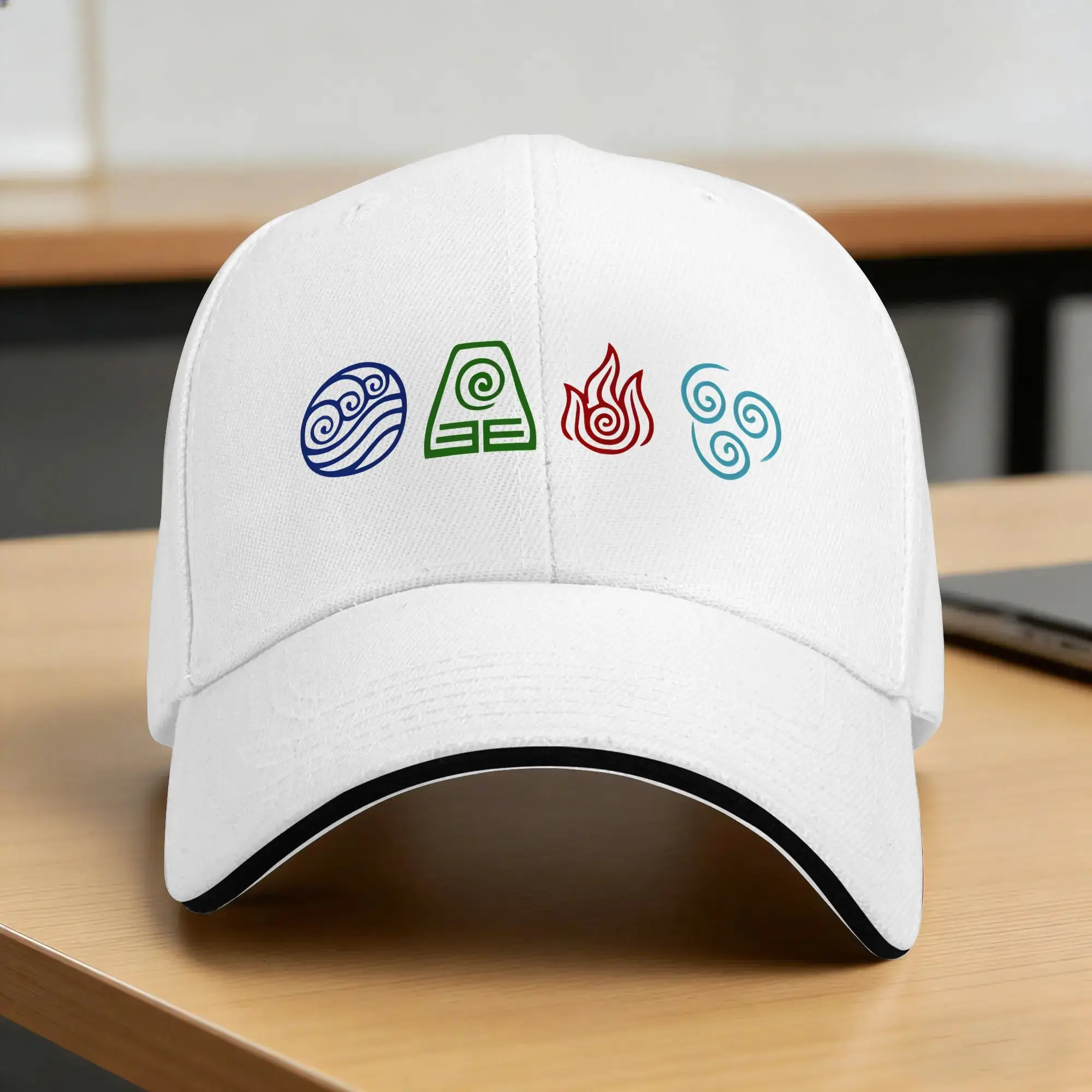 Avatars Airbender Elements Baseball Cap  y2k Funny Men Adult Trucker Hat Adjustable Design Kpop Rock Baseball Caps Birthday Gift