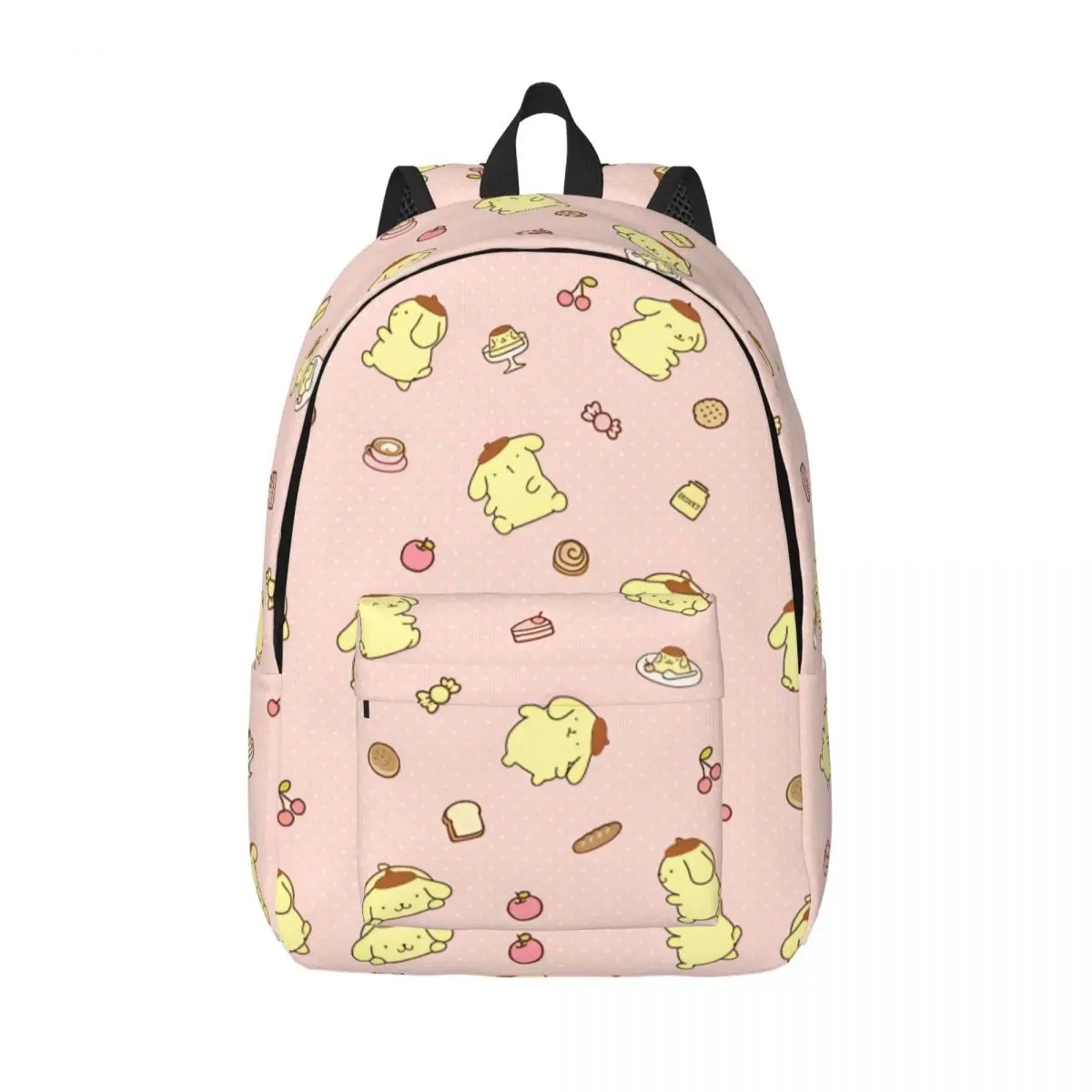 

Повседневный рюкзак Pompompurin Melody, прочный школьный деловой рюкзак с героями мультфильмов для мужчин и женщин, холщовые сумки для колледжа