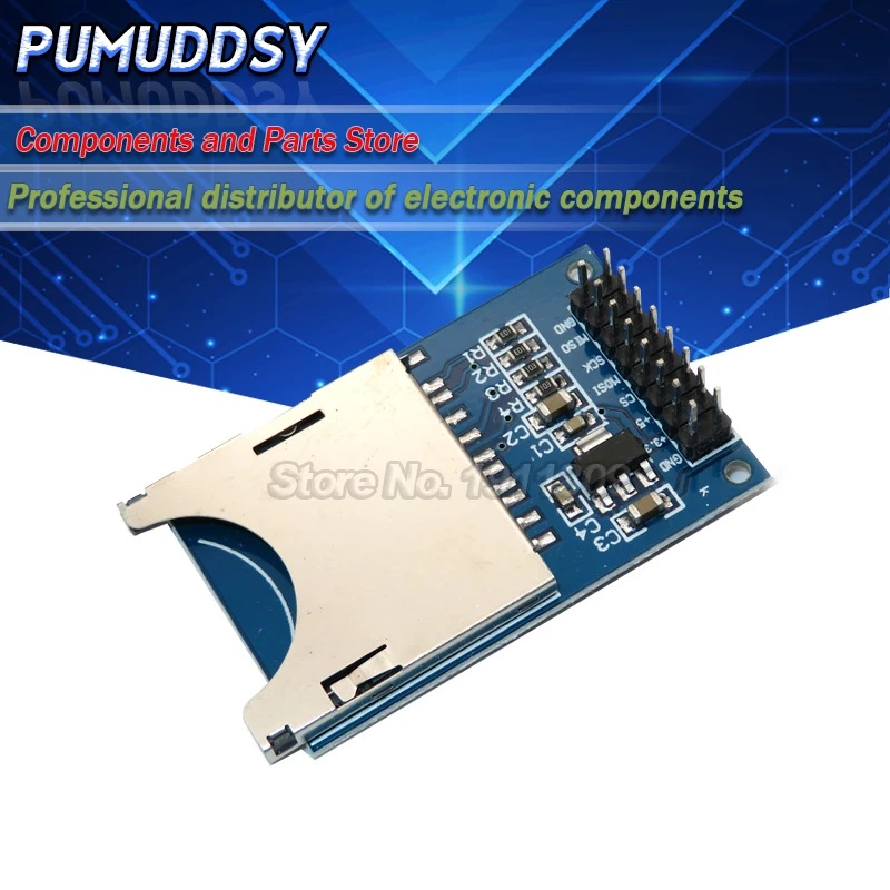 5PCS Reading and writing module Card Module Slot Socket Reader ARM MCU for SD card modulenew