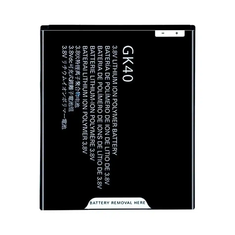 

GK40 Reliable Power 2800Mah For Motorola Moto G4 Play E4 XT1766 XT1607 XT1609 XT1600 MOT1609BAT SNN5976A Mobile Phone Battery