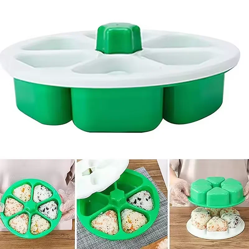 Rice Ball Mould Triangle Bento Box Japanese Sushi Making Tool DIY Sushi Mold Sushi Press Maker Rice Ball Maker Kitchen Tool