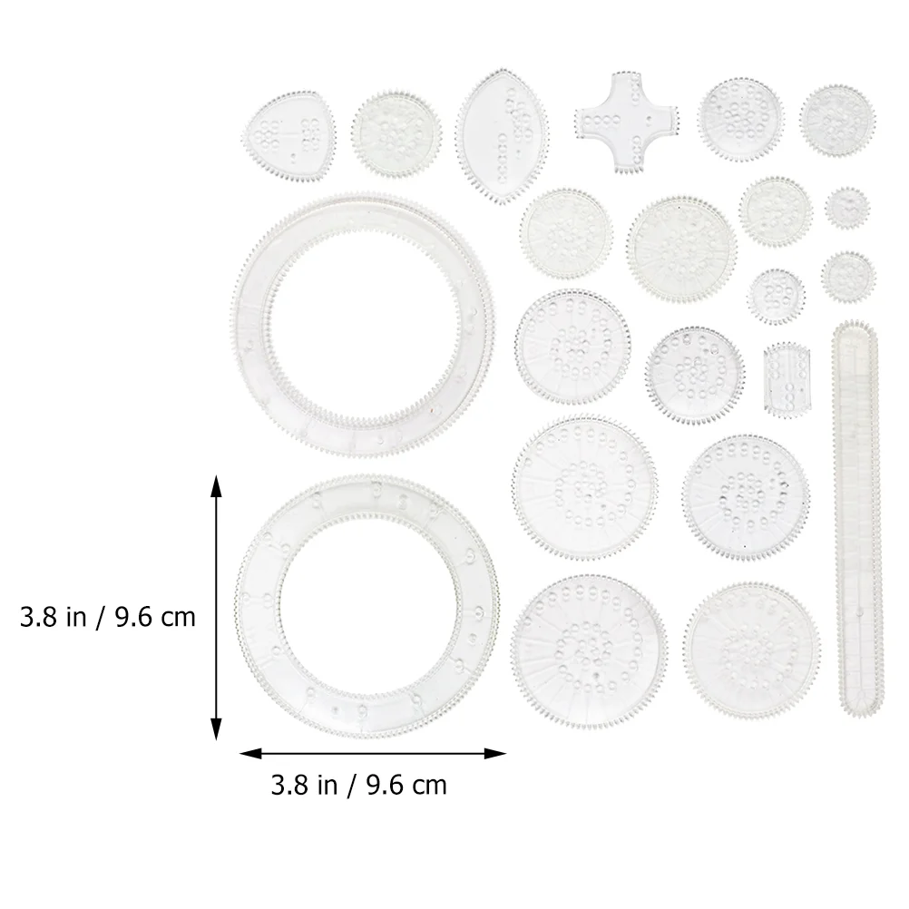 Wanhua Ruler Beautiful Drawing Toy Painting Kit Puzzle Toys Curve Multi-function Child