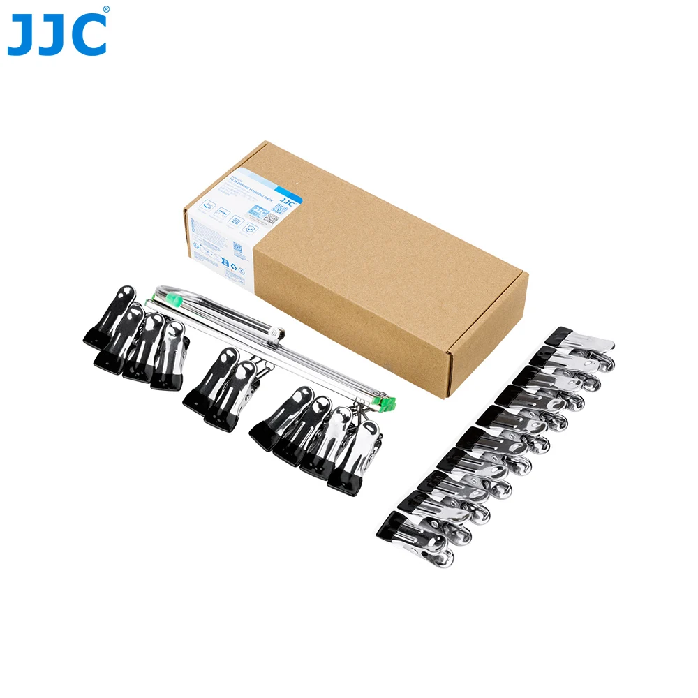 JJC فيلم غرفة المظلمة تجفيف سلبي إطار رف معلق شماعات قابلة للطي يندبروف 10 مقاطع لفيلم 35 مللي متر 120 4x5''