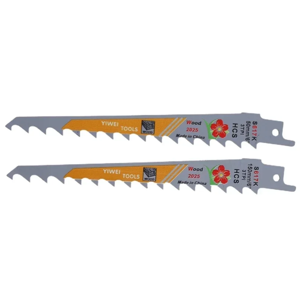 2 szt. Brzeszczoty do pił szablastych HCS wyrzynarka wielofunkcyjna tarcza tnąca S617K 150mm Multitool tarcza tnąca do cięcia drewnianych płytek z tworzyw sztucznych