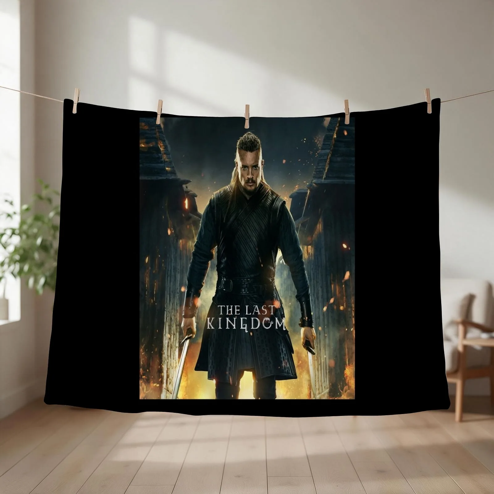 Men Women Uhtred Of Bebbanburg Awesome For Music Fans Throw Blanket couch cozy soft plush fuzzy picnic outdoor blanket