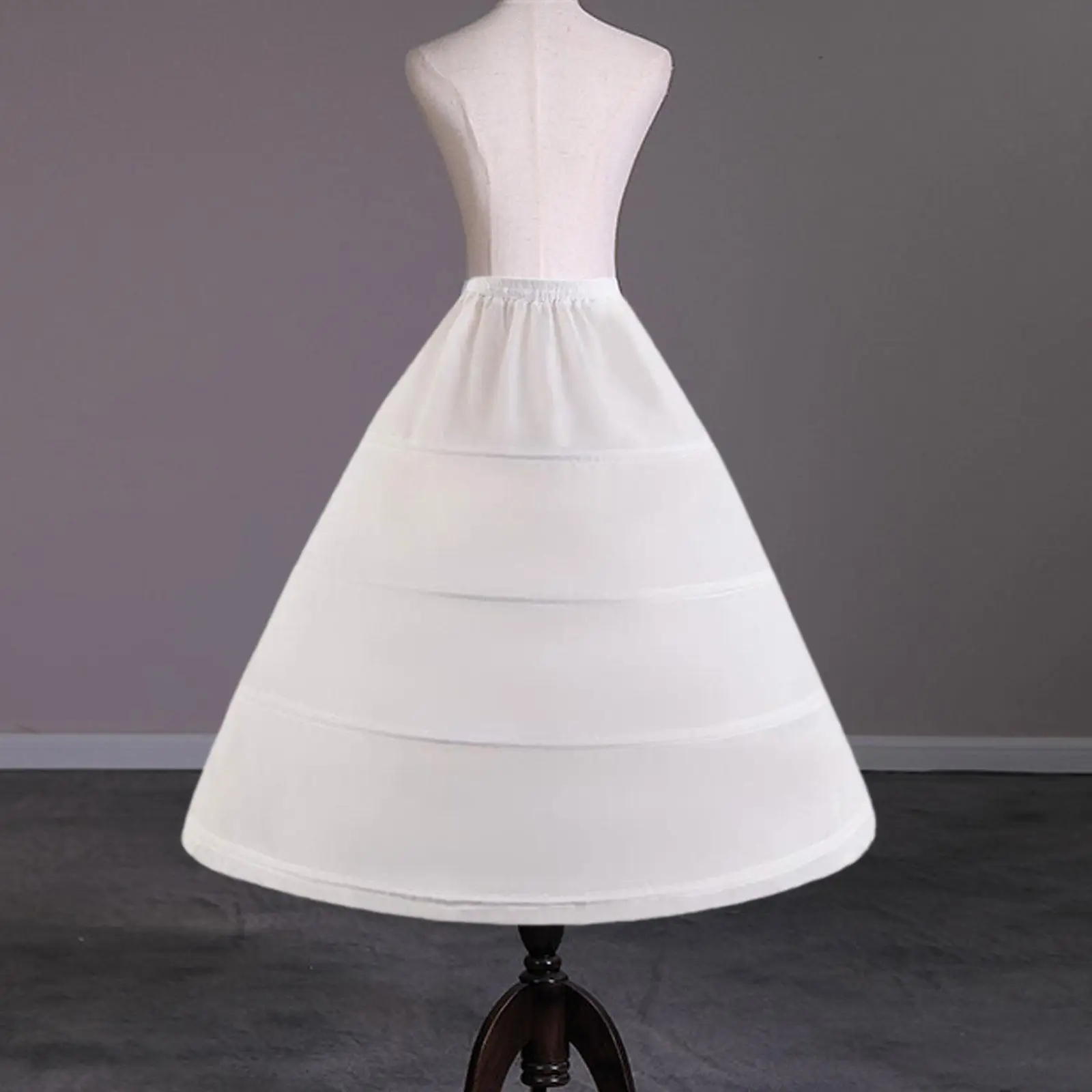 

Women Crinoline Petticoat 4 Hoop Underskirt for Prom Wedding Ceremonies Holiday