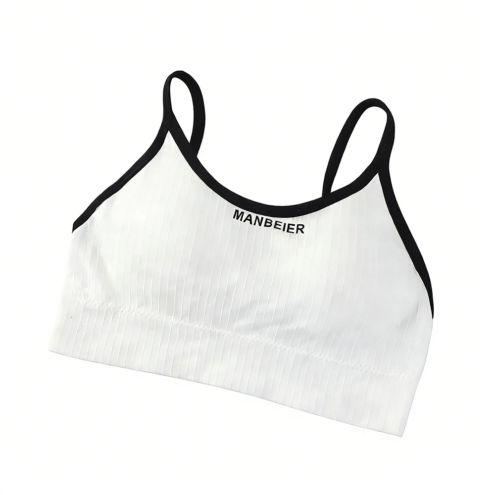 Basic Lingerie Wireless Bra Elastic Underwear Brassiere for Women Simple Seamless Bras Yoga
