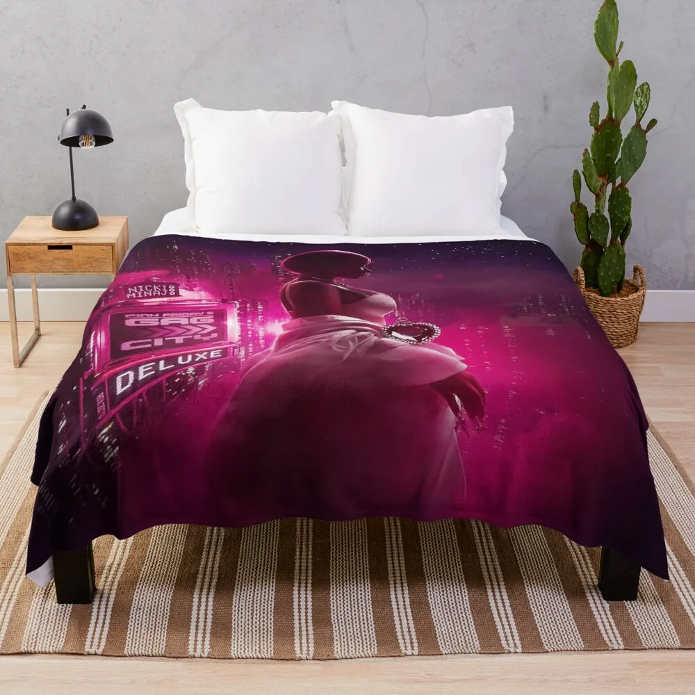 

Nicki Minaj - Pink Friday 2 - Gag City Throw Blanket Decorative Beds warm winter Blankets