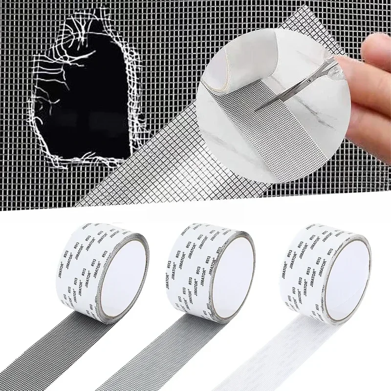 Anti-Mosquito Mesh Window Net Screen Repair Tape Patch Waterproof Self-adhesive Repair Tool Broken Hole New