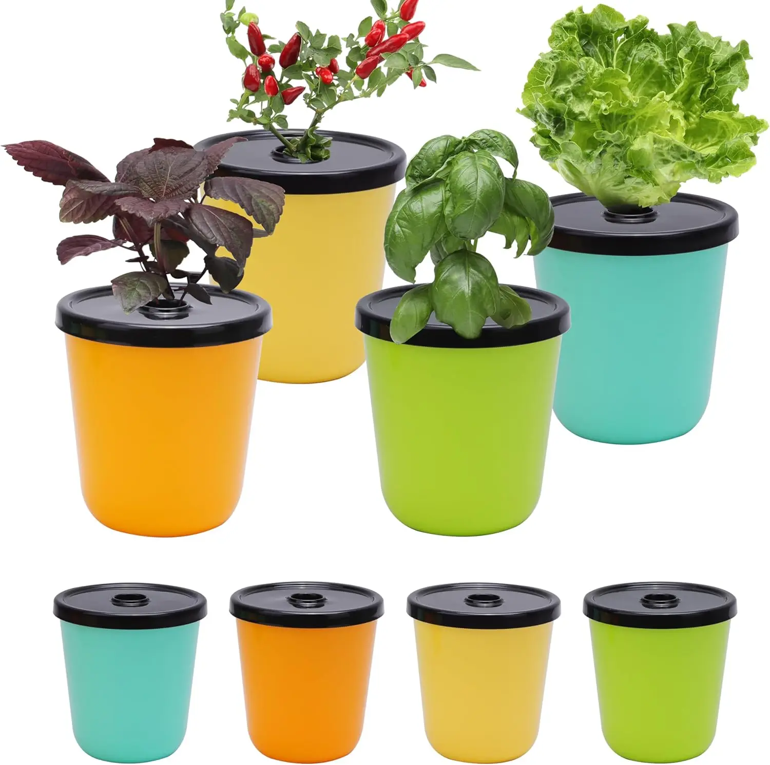 

Мини-ведра для гидропоники на окно