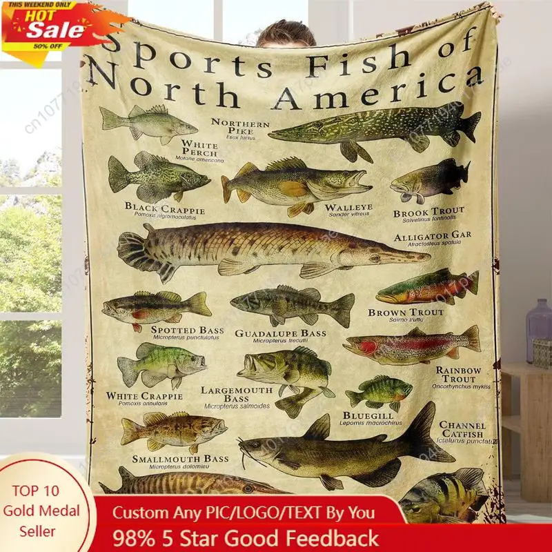 

Cartoon Pattern Flannel Blanket Soft Throw Blanket with Storage Bag Bedroom Accessories Travel Essentials Napping Custom blanket