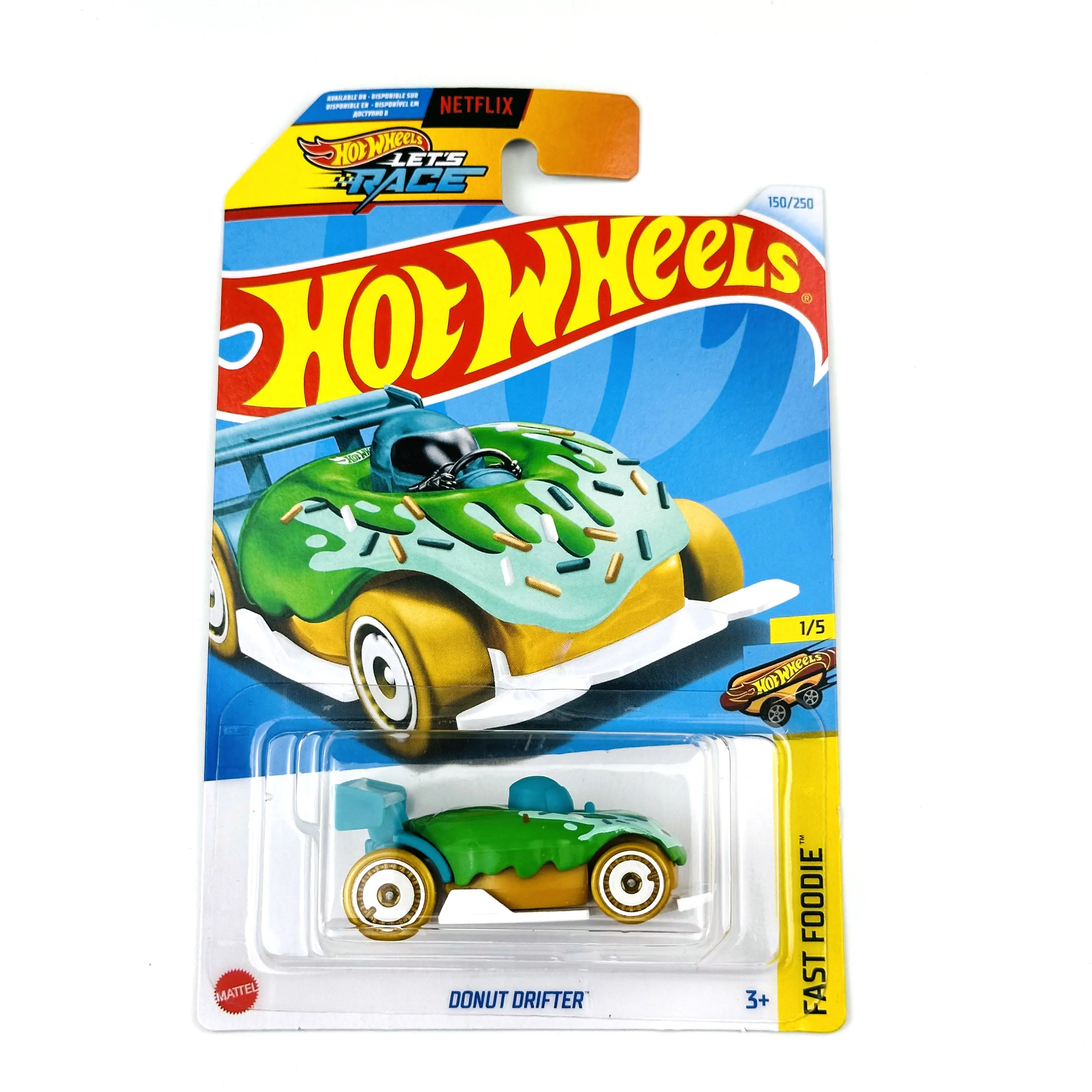 2024-150 / 2022-82 Hot Wheels Cars DONUT DRIFTER 1/64 Metal Die-cast Model Collection Toy Vehicles