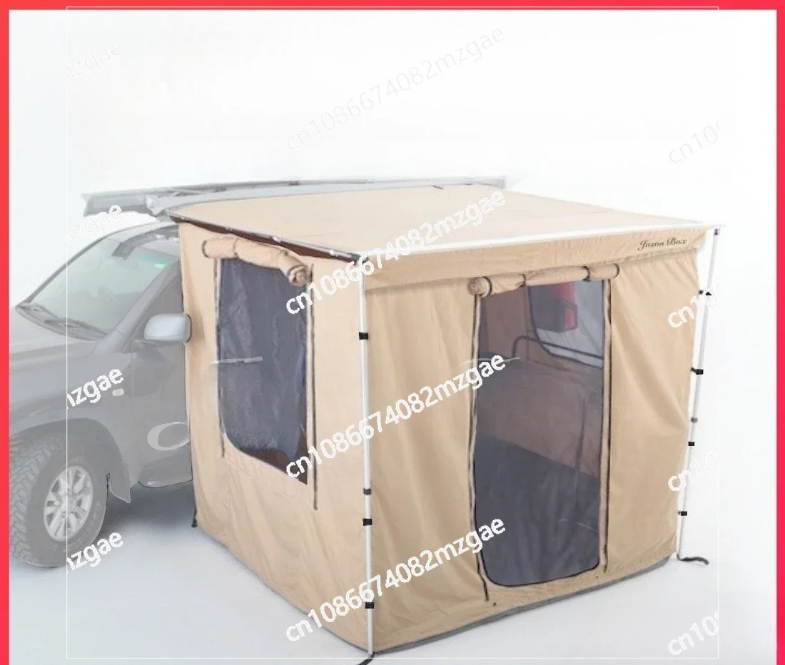 

Outdoor Car Side Canopy Tent Sunshade Sunscreen Waterproof Car Awning Vinyl Aluminum Alloy Side Tent Car Side Canopy