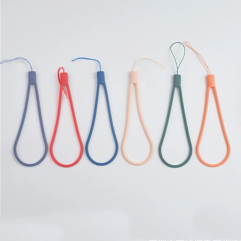 Correia do telefone do silicone líquido pastel correia do telefone de pulso para o iphone 13 12 11 caso xiaomi samsung telefone alças de pulso pendurado corda