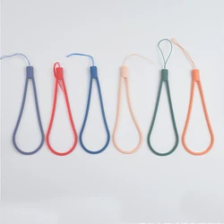 Liquid Silicone Phone Lanyard Pastel Phone Strap Wrist for iPhone 13 12 11 Case Xiaomi Samsung Phone Wrist Straps Hanging Rope