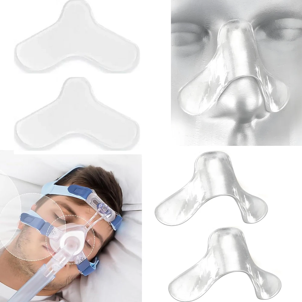 

CPAP Nasal Pads Sleep Apnea Mask Comfort Nose Pads Can Be Trimmed to Size Health Care Cushions for Most CPAP Masks