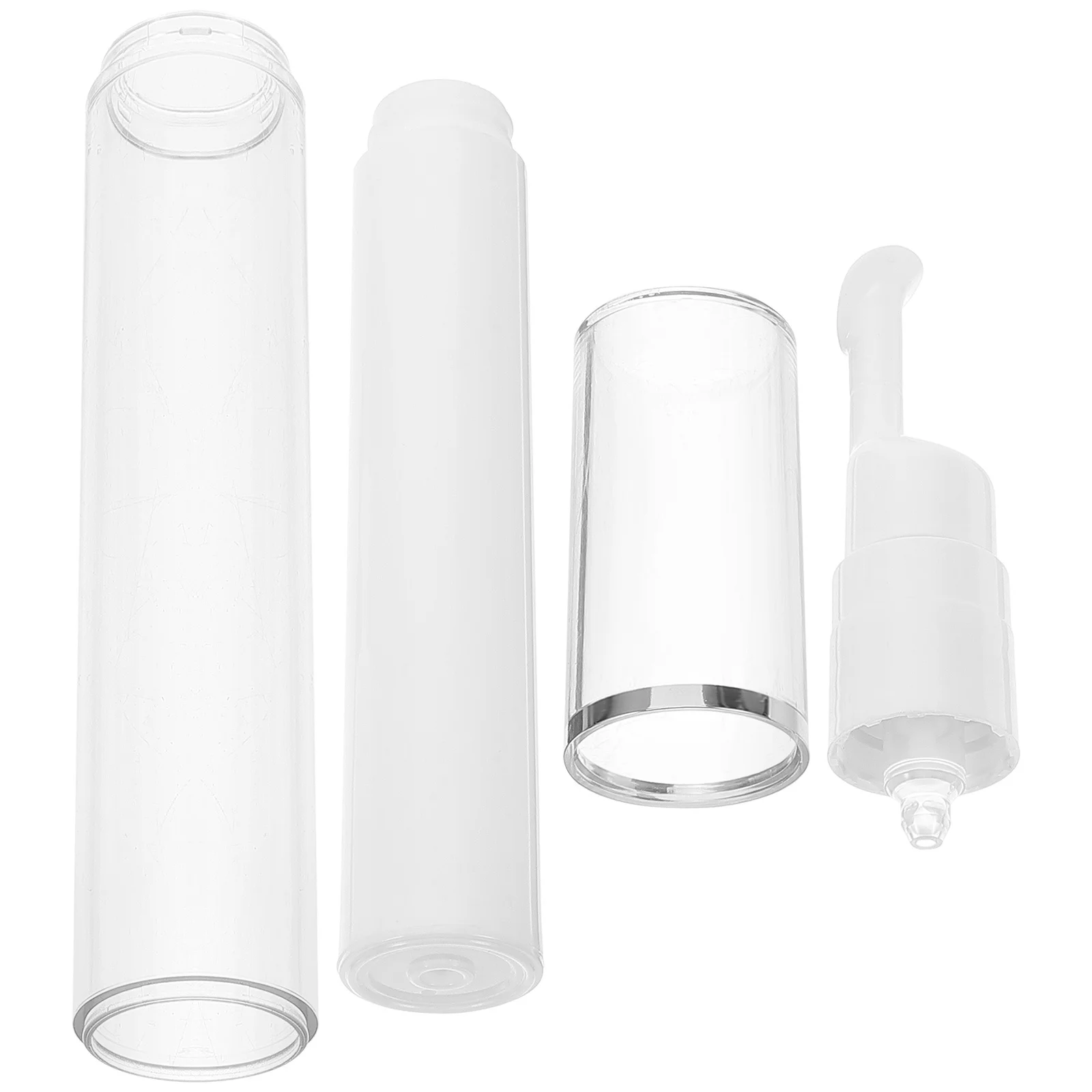 

Eye Cream Vacuum Tube Airless Pump Travel Container 15ml Refillable Serum Lotion Dispenser Portable Leakproof Refillable Bottle