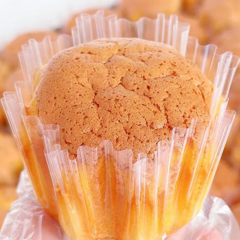 Disposable Transparent High Temperature Resistant Vanilla Cake Stand Baking Pastry Cup No Powder Kitchen Cooking Utensils