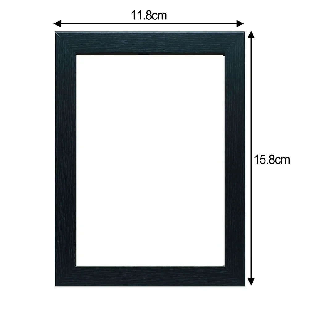 Solid Wood Photo Frame Poster Wood 11.8*15.8cm 15.8*11.8cm 1pcs Black White Modern Oak Photo Frame High Quality