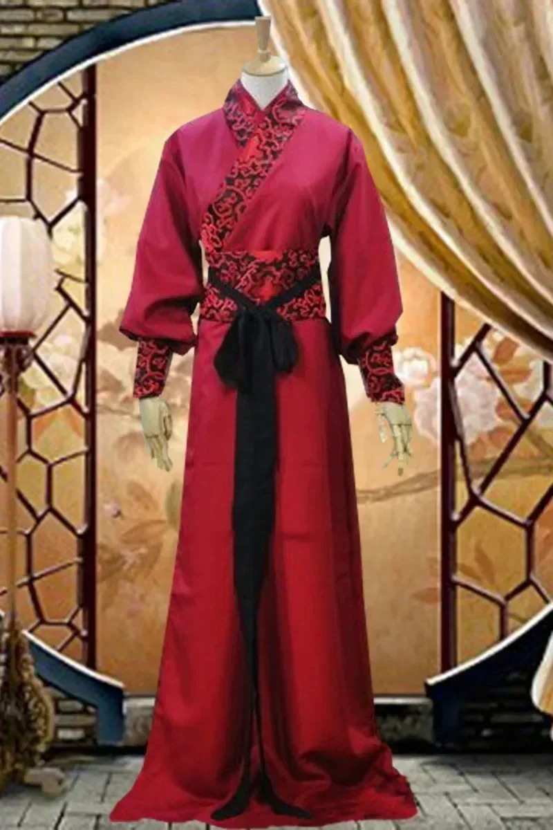 New Hanfu Nationale Chinese Dans Kostuum Mannen Oude Cosplay Traditionele Chinese Kleding Voor   Hanfu Kleding Dame Podium Jurk