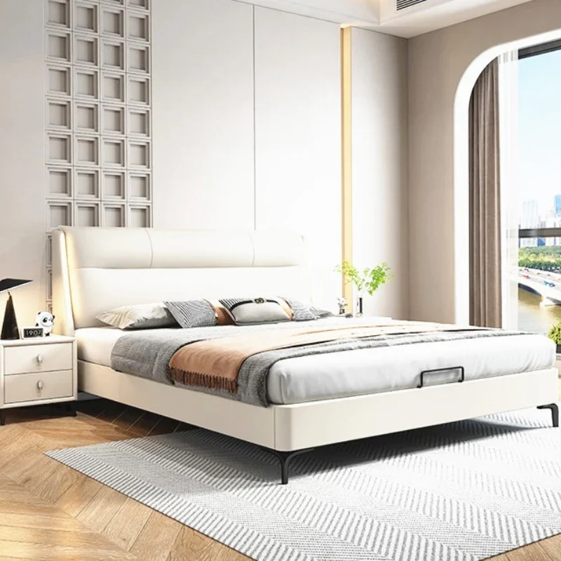 

Light Luxury Ism Aesthetics Modern Bed Modern Simple France Wedding Bed Fashion Sleeping Unique Matrimoniale Home Furniture
