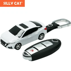 Car Shape Car Key Fob Case Cover Protector Suit For NISSAN Key Fob Cover Case ALTIMA QASHQAI X Trail KICKS TIIDA JUKE MAXIMA
