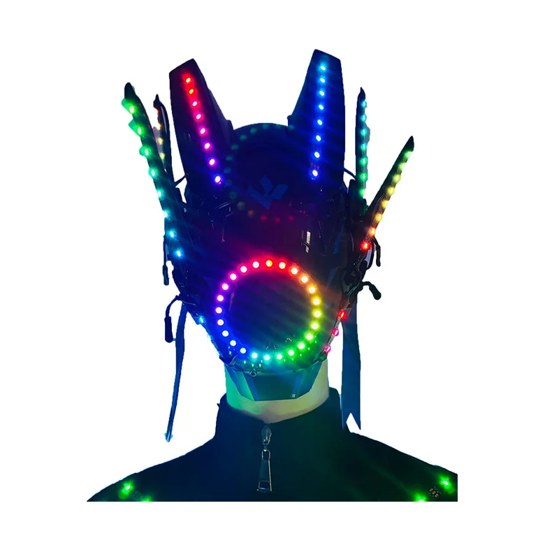 Multi-modes LED Robot Shiny Dramatic Robot for Men Night Club Dancing Stage Performance Costume