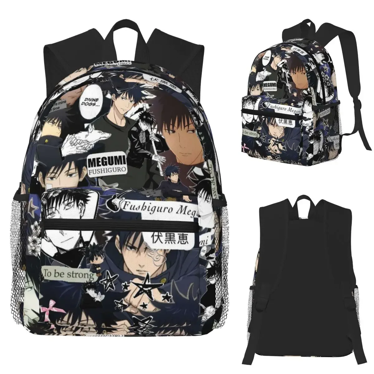 

Megumi Besto Friendo Jujutsu Kaisen Sukuna Anime Student Backpack School Bag Hiking Daypack for Boys Girls Bookbag Shoulder Bags