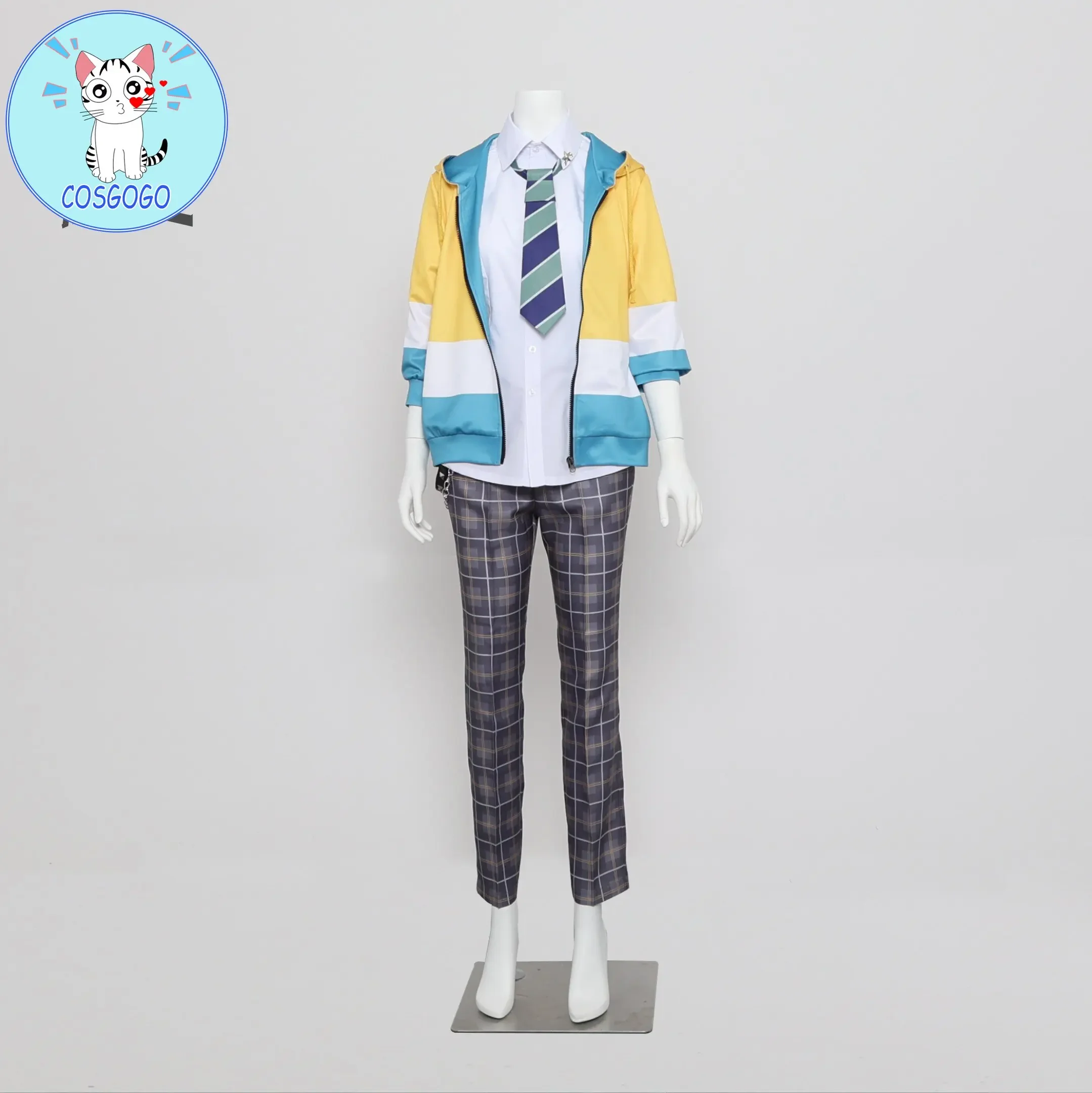 COSGOGO Vtuber Luxiem Nijisanji EN Kyo Kaneko /Maria Marionette / Ren Zotto Cosplay Csotume Halloween Game Outfits Anime Suit