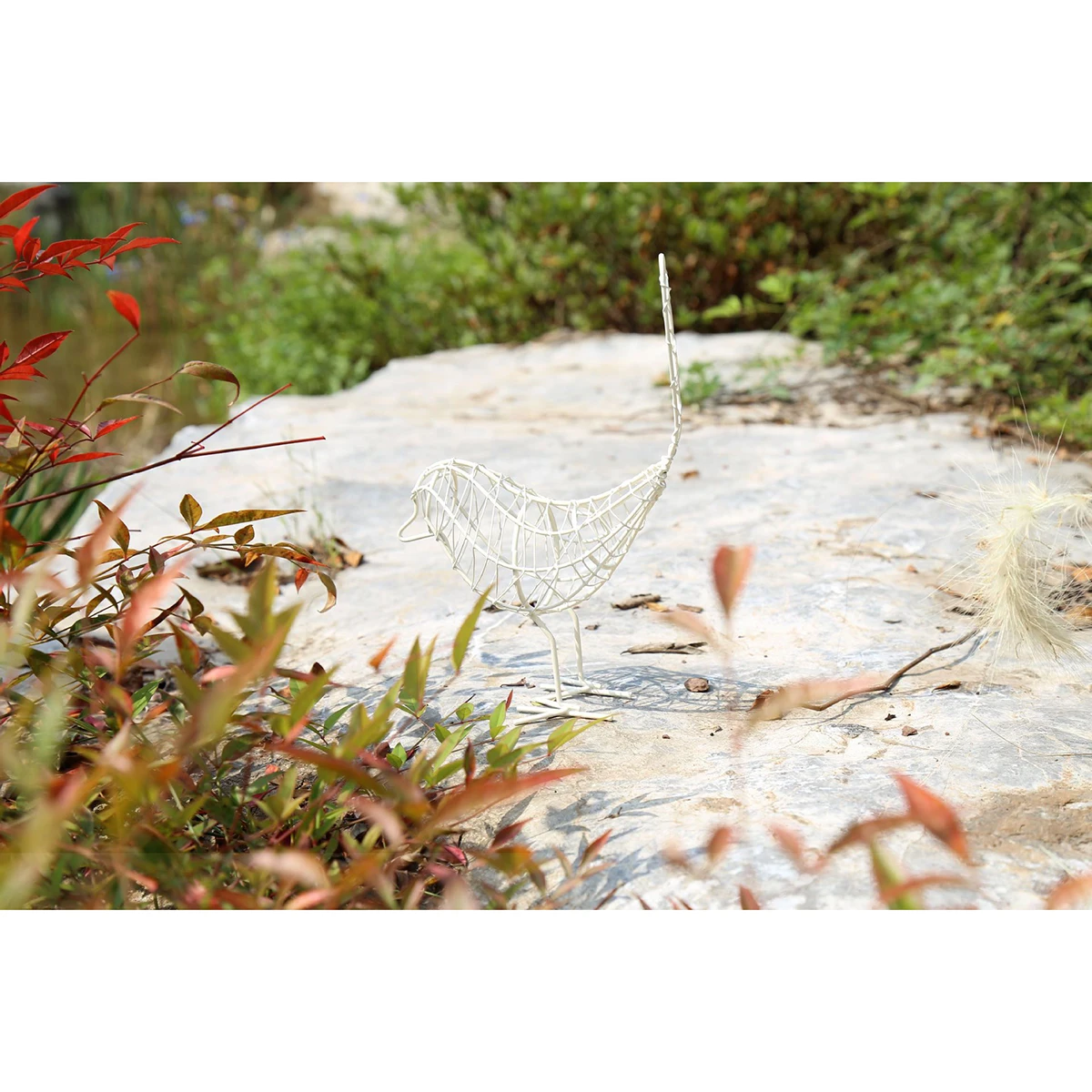 

Bird Decorative Ornaments Home Decoration Wrought Iron Office Decorations for Desk Garden