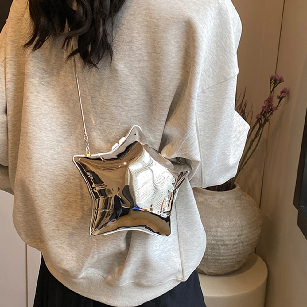 

Candy Color Five-pointed Star Shoulder Bag Luxury Designer Crossbody Bags for Woman Acrylic Box Bag Handbag Clip Evening Clutch