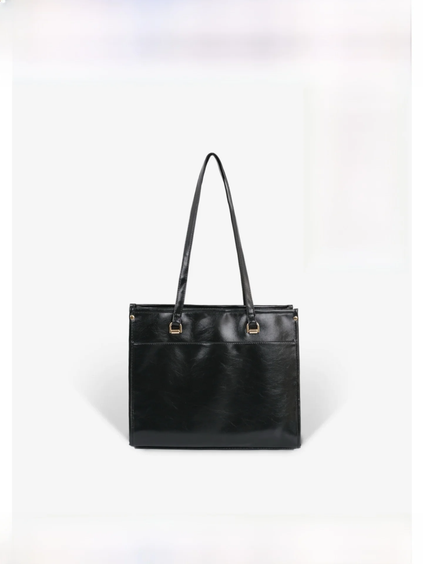 

Large Capaci Tote Bag CLIANG KIT 2025 New Bla Commuter Single oulder Bag Simple Versatile Handbag for Men And Women