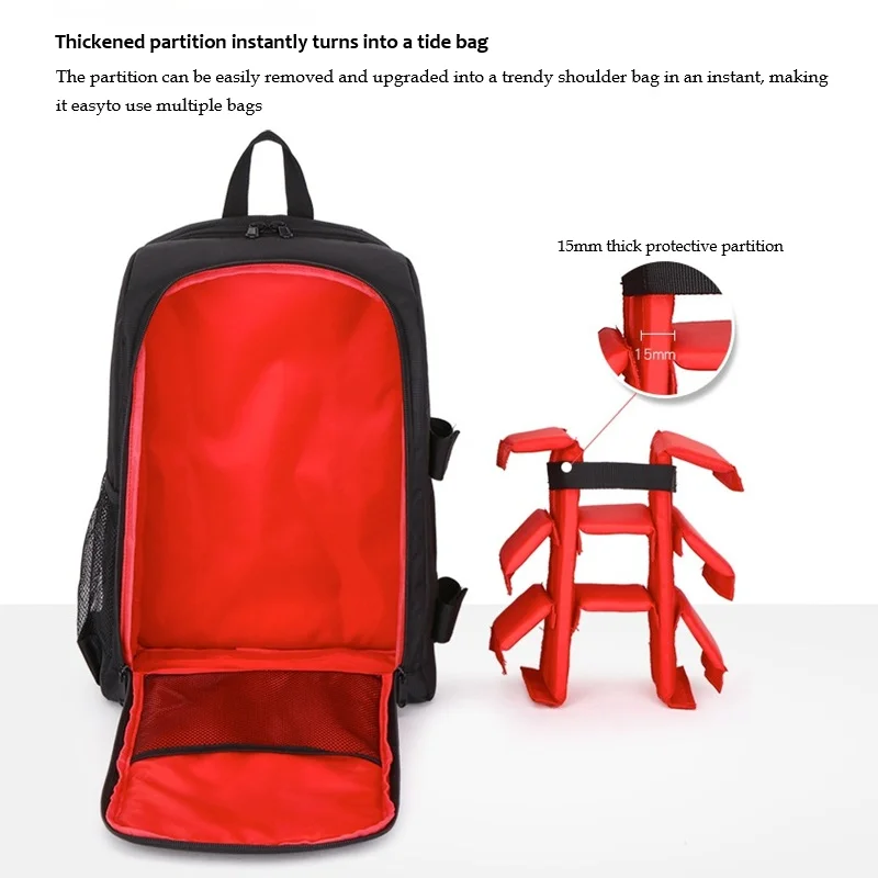 

Waterproof Large Capacity Camera Backpack For 15.6 Inch Laptops Photography Tripod DSLR Shoulder Case Photo Bag for Sony Nikon