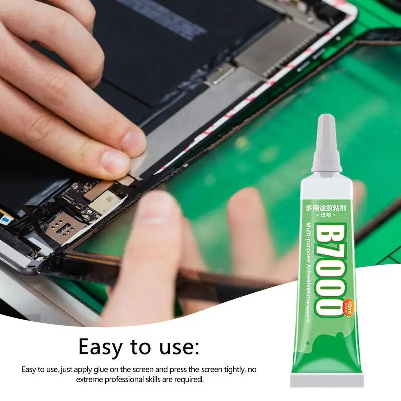 Lem reparasi layar ponsel, Kit peralatan reparasi perekat komputer portabel untuk kulit jam tangan kristal