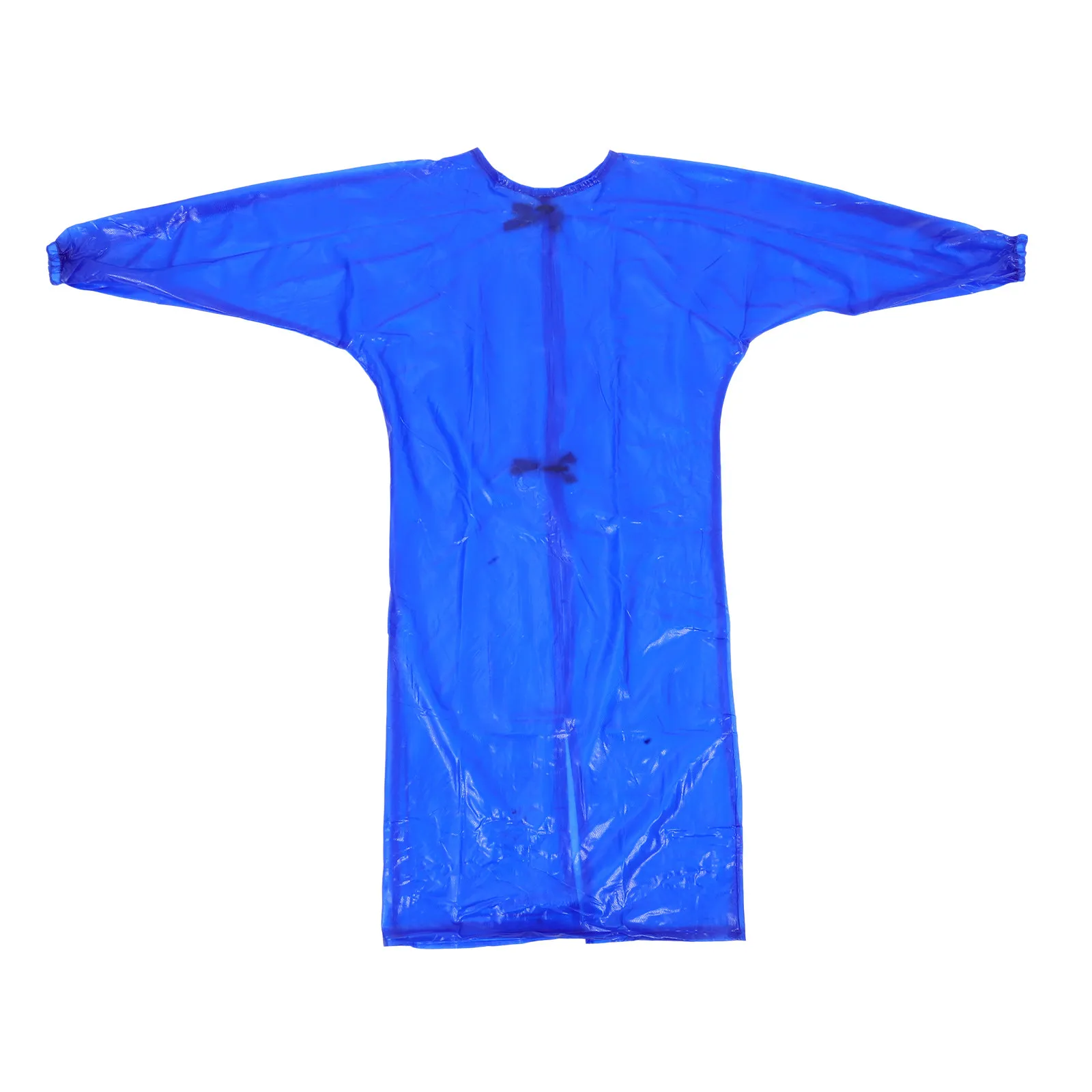 Long-Sleeve Waterproof Oil-Proof Unisex Protective Apron Thick PVC Workwear for Heavy-Duty Industrial Lab Slaughterhouse Kitchen