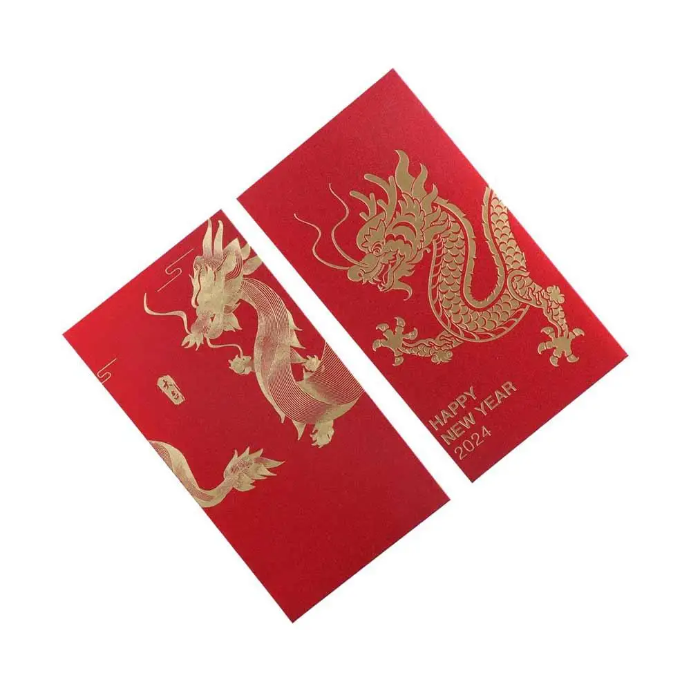 New Year's Blessing Bag Red Envelope Luck Money Bag New Year Packet Red Pocket DIY Packing Best Wishes Money Bags