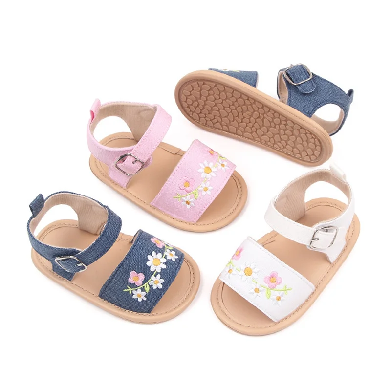 

Blotona Baby Girl Summer Casual Floral Sandals Anti-slip Soft Sole Shoes for Outdoor, School, Party