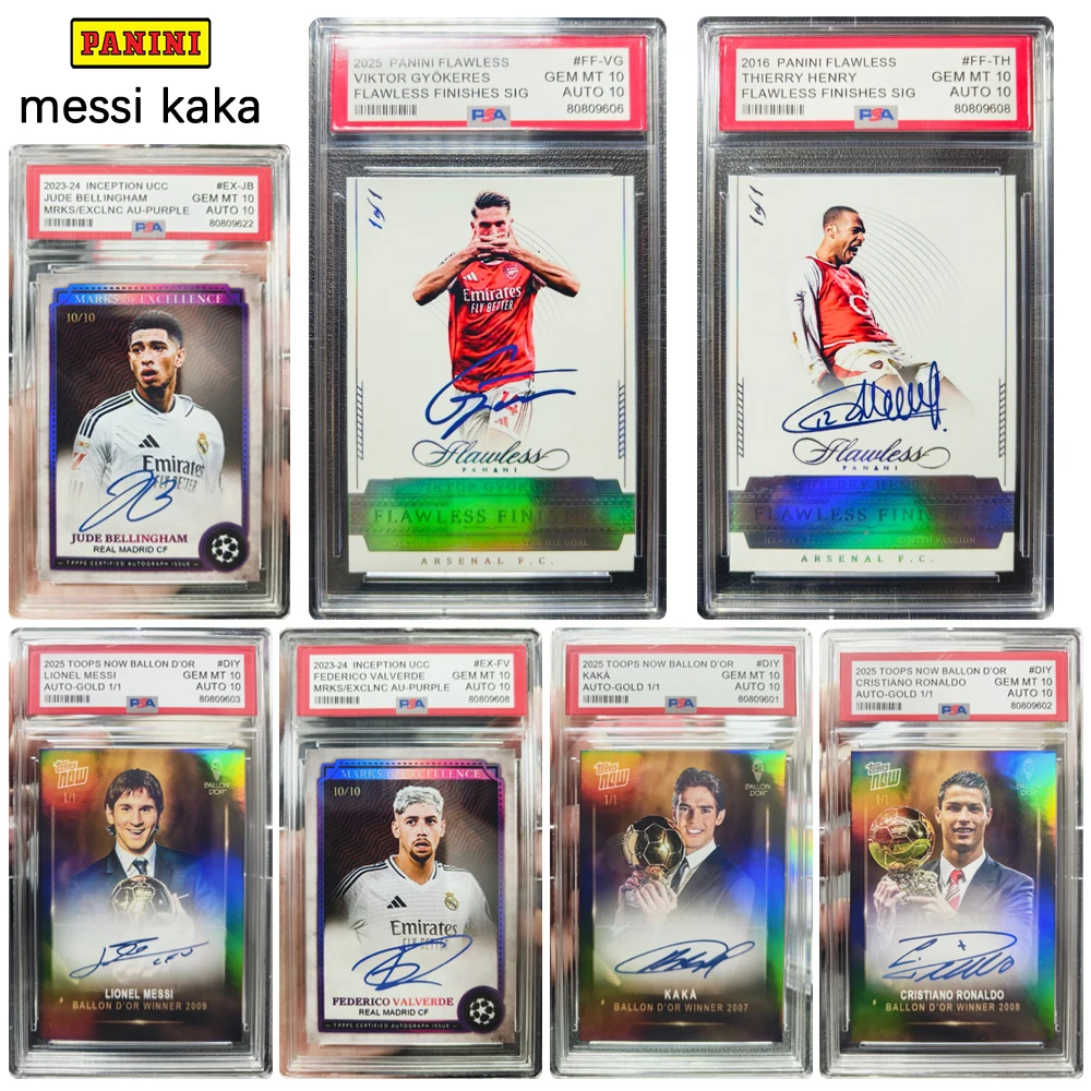 

ПАННИ-сделай сам, домашняя МЕССИ КАКА КРИСТИАНО РОНАЛДО, ТИЕРРИ, ХЕНРИ, ДжуД, БЛЕЛЮЧАМ, с автографом, рейтинг, Коллекционные карточные кирпичи