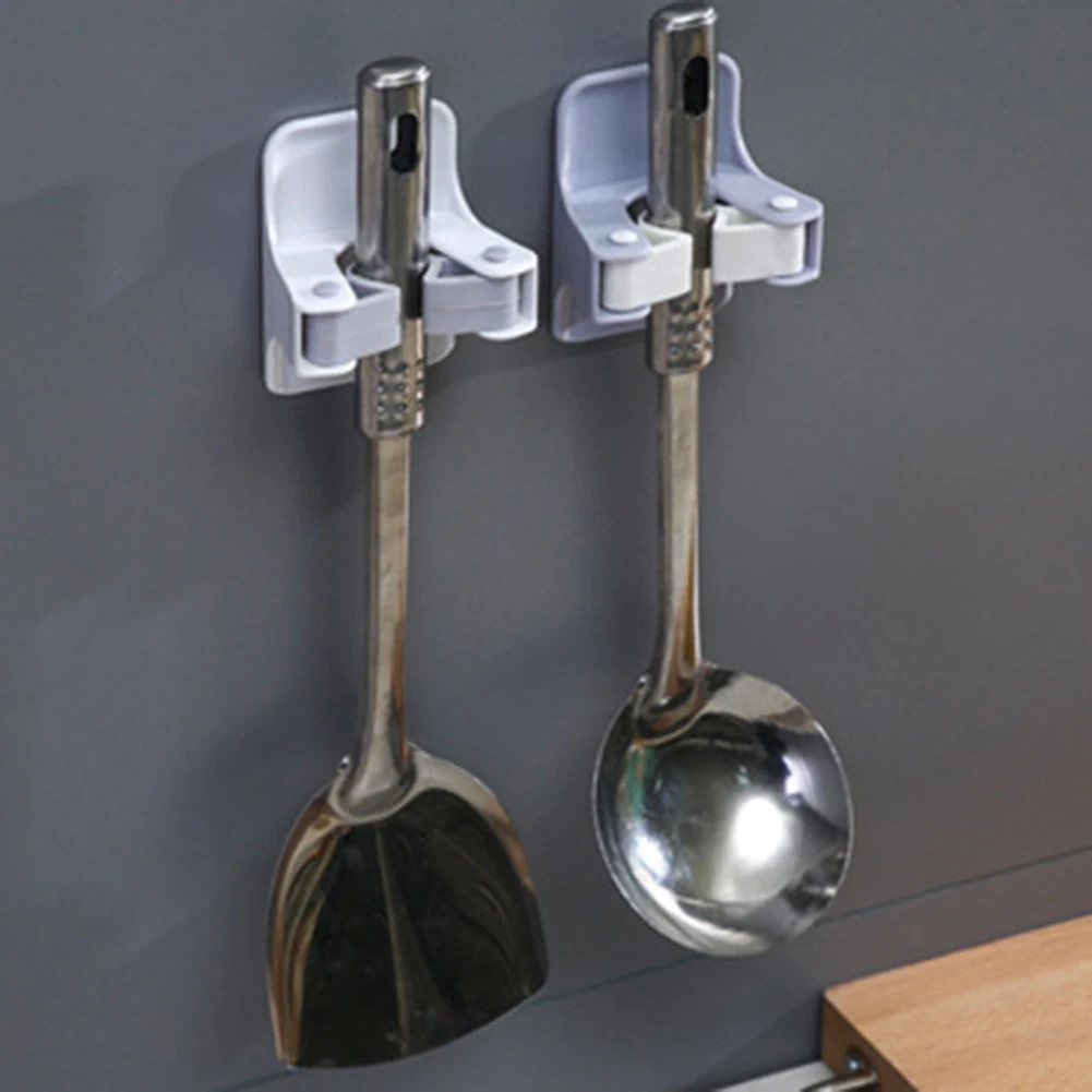 

Mop Hanging Hooks No Drilling Brooms Hanger Tool For Bathroom Housekeeper On Wall Self-adhesive Hooks Housekeeper On Wall