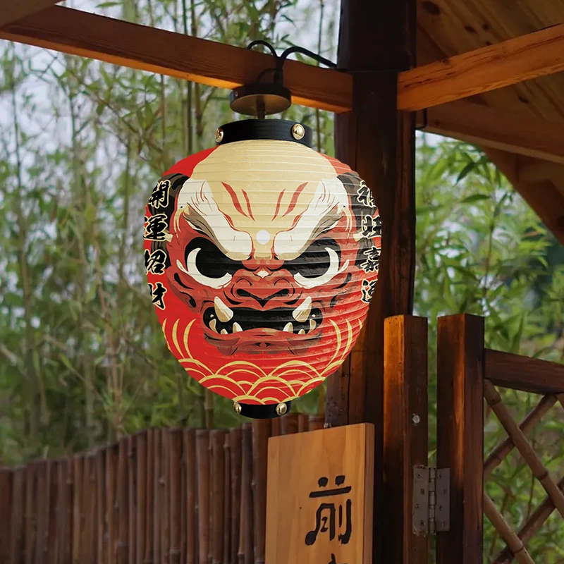 Japanese Traditional Cloth Lantern Japan Ukiyo-e Paintings Lantern Sashimi Cuisine Izakaya Restaurant Party Decor Lantern