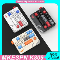 Mkespn Sxs-K809 Mechanical Keyboard Macro Defined Joystick Aluminum Alloy Hot Plugging Rgb Customized Game Keyboards Laptop Gift