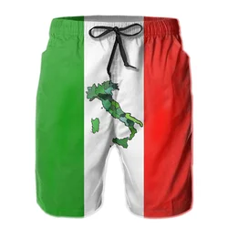 Nuovo In costume da bagno bandiera italiana per uomo moda stampa 3d italia pantaloncini da spiaggia Quick Dry Street Sports pantaloni corti abbigliamento per bambini