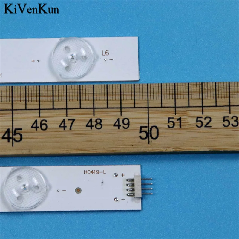 10 шт. светодиодная панель для телевизора LB-C490F13-E2-L-G1 Лента подсветки LB49002 V0 V1 Ленты для полос SVJ490A06_Rev03_6LED_L/R Линейки Ленты Доски