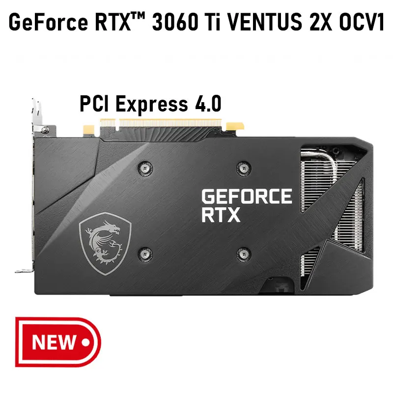 MSI Raphic GeForce RTX 3060 Ti VENTUS 2X 8G OCV1 LHR 8GB GDDR6 tarjetas gráficas de 256 bits Compatible con HDMI HDCP PCI-E 4,0 GPU