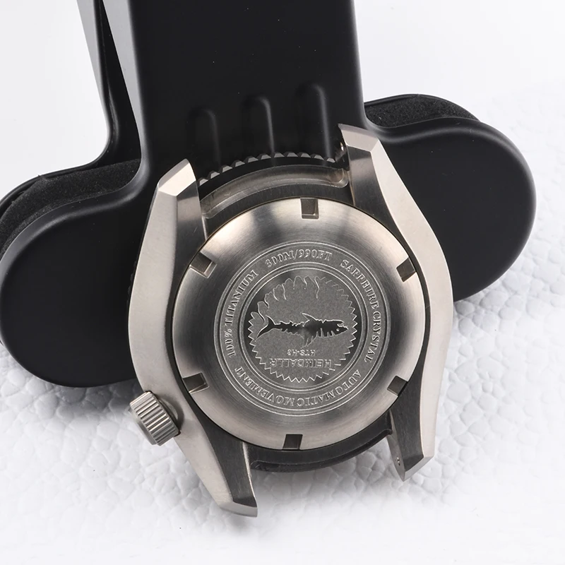 

MM300 Diving Case Watch Accessories Titanium Case Luminous Sapphire Glass for NH35A NH36A 4R 6R Automatic Movement Parts
