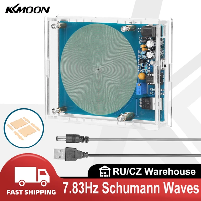 Generator rezonansu fal Schumanna 7,83 Hz Rezonator audio o bardzo niskiej częstotliwości Impulsowy rezonator audio Interfejs USB Lampka kontrolna Funkcja WŁ. WYŁ.