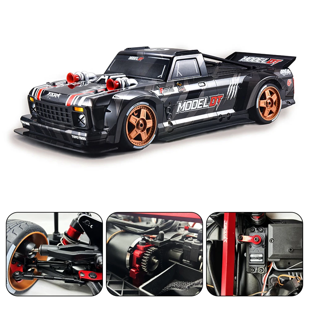 FSR Model DT Brushless 4WD 1/7 Simulation RC Electric Remote Control Model Cars On-Road Racing RTR Adult Children's Toys