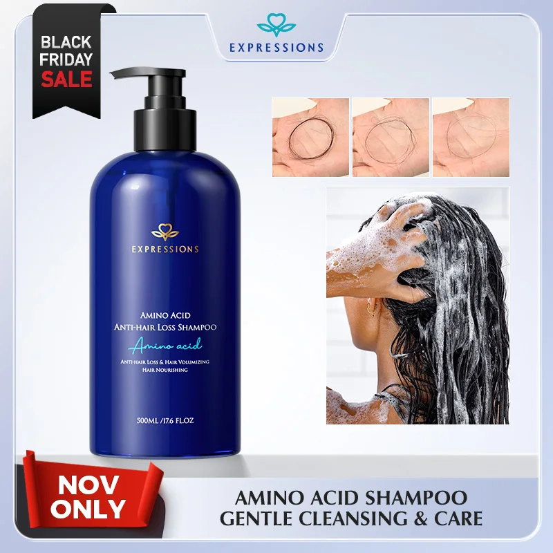 Amino Acid Shampoo – Anti Hair Loss, Hair Thickening, Deep Cleansing, Scalp Care, Strengthening Roots & Oil Control
